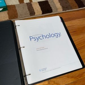 Introduction to Psychology James W. Kalat textbook